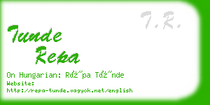 tunde repa business card